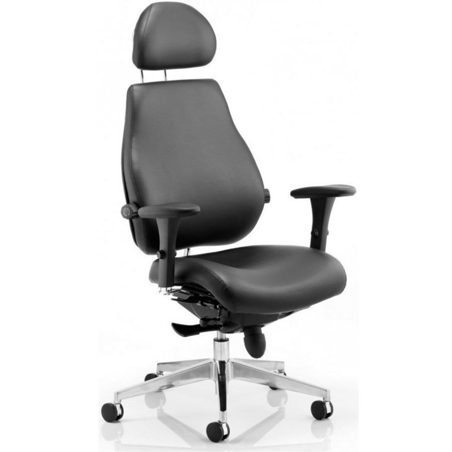 Chiro Plus 24 Hour Ultimate Leather Posture Chair